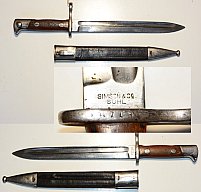 spanisches Bajonett Modell 1893