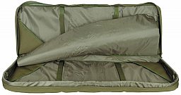 Gewehrtasche f. 2 Langwaffen bis 95cm Oliv m. Trennwand + Rucksackgurte – Doppel Futteral