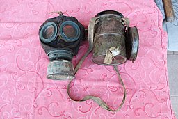 1916.Gasmaske. Originalstück aus dem WKI