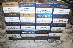 1000 Messinghülsen 38 Special Magtech einmal verschossen