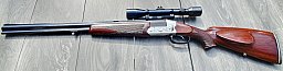 Heym BBF .222 Rem. Mag. + 16/70 mit Montagen + Zielfernrohr