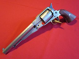 Perk.Revolver Remington Pietta 1858 New Army Neuwertig mit Gravur, graviert top!