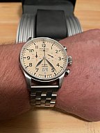 Stattliche Fliegeruhr Chronograph