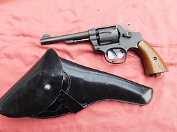 Polizei Schleswig-Holstein, Polizei Kiel, S&W Smith & Wesson Victory Kal. 38 S&W, original Holster!