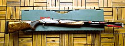 Gebrauchte Benelli 828U Bockdoppelflinte, Limeted Edition Kal.12/76 im Koffer,Schaft Einstellbar