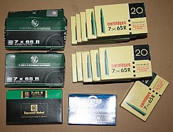 300 St. Patronen Kal. 7x65R -RWS, PPU und Sellier&Bellot S&B-