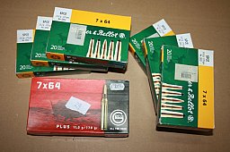140 St. Patronen Kal. 7x64 -Sellier&Bellot S&B und Geco-