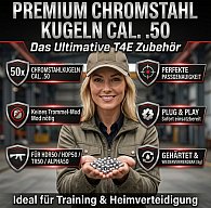 50x | Munition HDR50 & HDP50 & TR50 Cal.50 Stahlkugeln