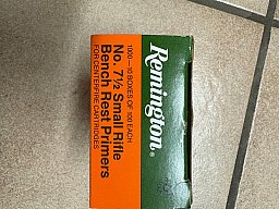 Zündhütchen 850 Stück Remington No. 7 1/2 Small Rifle Bench Rest