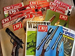 Konvolut DWJ; Visier, Waffenspiegel