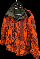 Damen Drückjagd Wendejacke grün/Camoflage rot