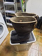 Handgefertigte Filzstiefel einmal benutzt