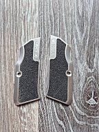 KMR L-02 Griffschalen Silber mit Sandpapier