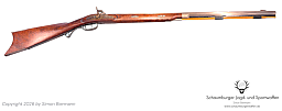 Perk.-Büchse, Investarms, Great Plains Rifle, Stainless, Kaliber .45(BP), guter Zustand.