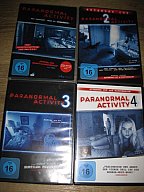4 x Film DVD / Teil 1 - 4 Paranormal Activity Horror vom Feinsten