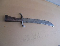 Luftwaffe,Bordmachete mit Sägerücken .2Weltkrieg
