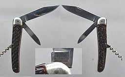 Schönes, altes Taschenmesser mit Horngriffschalen