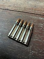 Dekomunition Patrone .308 verchromte Hülse