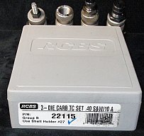 RCBS Matrizensatz .40 S&W/10A 4 Teilig