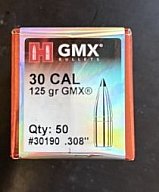 HORNADY .30 GMX 125 grain