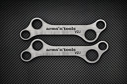 2x Arms’n’Tools V2.1 Multitool-Schlüssel kompatibel mit Leatherman Tools