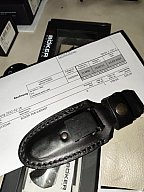 Lederscheide für das Sammlermesser P08 Damast