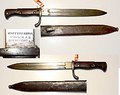 deutsches Bajonett 98/05 kurz