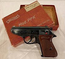 Pistole Walther PPK Ulm Donau Duraluminium Dural Kal. 7,65mm nicht Mauser Hsc PPK P38 P08