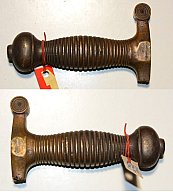 Messinggriff von französischem Infanterieschwert 1951
