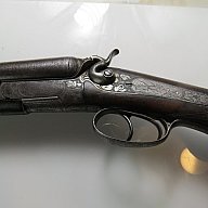 FN Damaststahl Hahnflinte Doppelflinte Kal.: 12