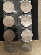 Silber Münzen alte 10 DM Sonderprägungen von 1987 bis 1996