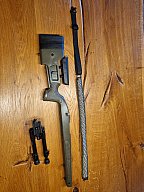 Bergara B14 HMR /Remington 700 SA Schaft inkl. Zubehör