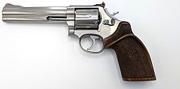 S&W 686-3 .357 Mag 6" Erstbesitz 1992, OVP, Nill-Griff, Originalgriff, Holster