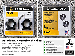 Leupold PRW2 Montageringe 1", 25,4mm, medium