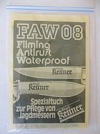Jagdmesser-Spezialtuch FAW 08 von Eduard Kettner