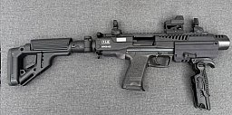 H&K Custom Sport mit Anschlagschaft und Leuchtpunktvisier