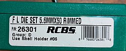 5,6x50R RCBS Langwaffenmatrizensatz Full Length Rifle 2-Die-Set