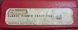 5,6x50R Bonanza Bench Rest Langwaffenmatrizensatz Full Length Rifle 2-Die-Set