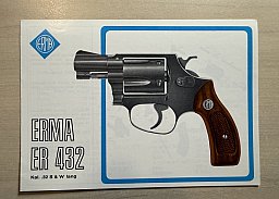 Bedienungsanleitung Revolver Erma ER 432 - NEU