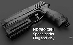 HDP 50 GEN 1 Speedloader Plug & Play T4E Umarex – 5-6 Schuss Zusatzmagazin PETG Tactical Extension