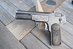 Belgien FN Modell 1900 deutsche Beschriftung Polizei Kal. 7,65 Sammlerwaffe