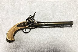 Steinschloß-Vorderlader Deko-Pistole