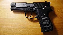Gut erhalten: SRS, PTB, Gas / Knall / Platz Pistole Umarex P 88 ("Walther"), 9 mm PAK