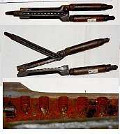 professionelle Kugelzange 19. Jahrhundert, 9 mm