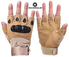 taktische Handschuhe mit verstärktem Knöchelbereich - kurz
