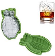 3D Silikon-Eisform „Handgranate“ – lebensmittelecht, detailreich, ideal für Whisky & Cocktails