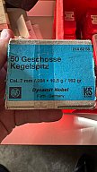 RWS 7mm (.284) Geschosse KS Geschoss 162gr