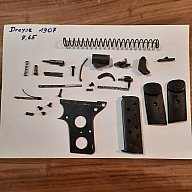 Konvolut Ersatzteile Kleinteile Dreyse M1907 7,65mm Dreyse 07