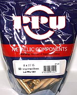 50 Stück NEUE PPU/PrviPartizan Langwaffenhülsen 8x57 IS / JS Boxerzündung / Unprimed Brass #C-128