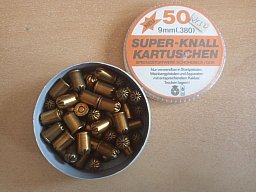 Super Knall Kartuschen 9mm Startpistole Weinbergpistole Silvester Sprengstoffwerk Schönebeck DDR